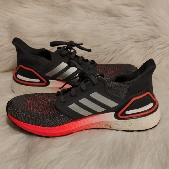 SALE! Adidas Grey & Pink Ultraboost Athletic Sneakers (X-65 CRATE) - Picture 11 of 12